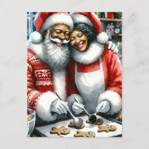 Cartes Pour Fêtes Annuelles M. et Mme Clause Joli Noël Personnalisé