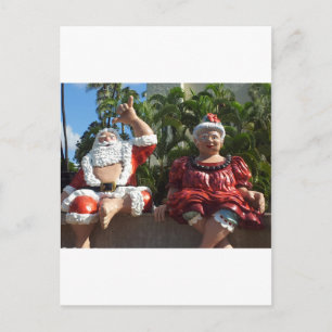 Cartes Pour Fêtes Annuelles M. et Mme Santa Claus