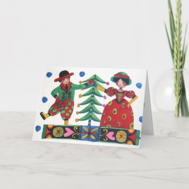 Cartes Pour Fêtes Annuelles M. & Mme Christmas (Devant)