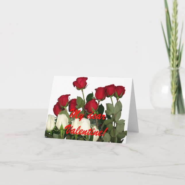 Cartes Pour Fêtes Annuelles Ma chère Valentine ! (Devant)