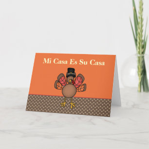 Cartes Pour Fêtes Annuelles Ma maison est ta maison