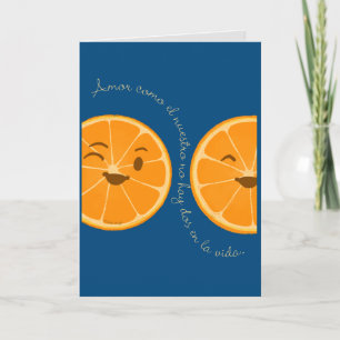 Cartes Pour Fêtes Annuelles Ma Moitié d'Orange   Mon Autre Moitié