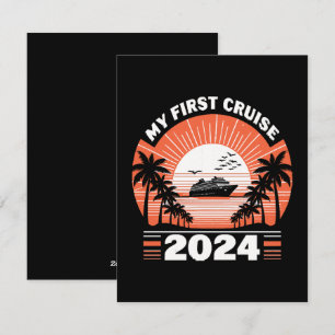 Cartes Pour Fêtes Annuelles Ma première croisière 2024