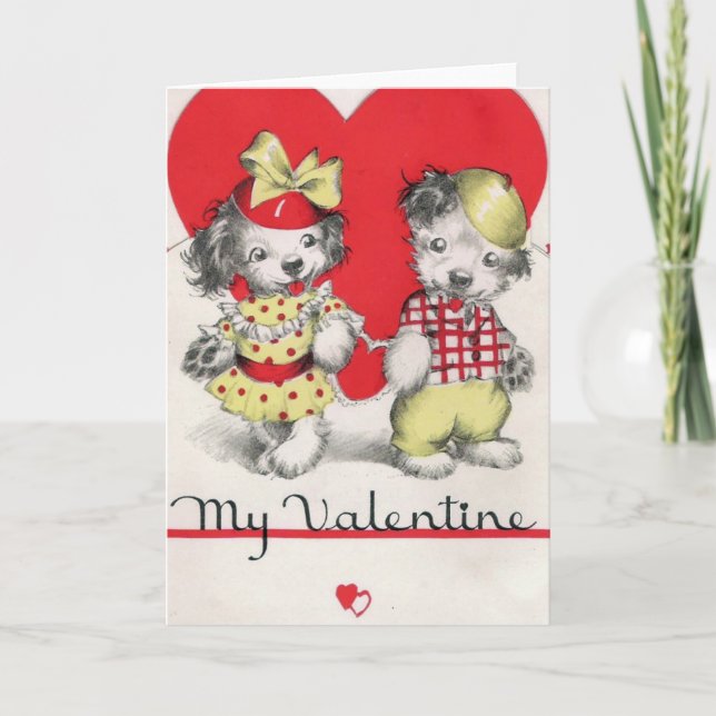 Cartes Pour Fêtes Annuelles Ma Saint Valentin (Devant)