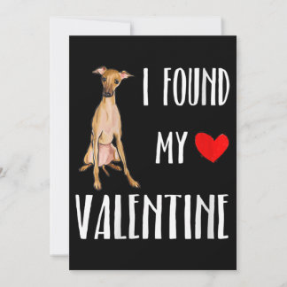 Cartes Pour Fêtes Annuelles Ma Saint-Valentin Italienne Greyhound Femme