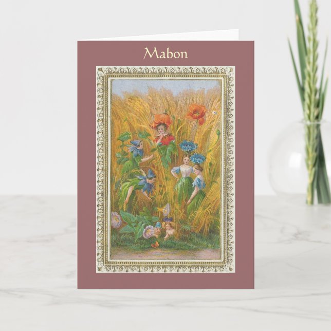 Cartes Pour Fêtes Annuelles Mabon (Devant)