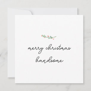 Cartes Pour Fêtes Annuelles Machine à écrire minimaliste   Joyeux Noël avec ph