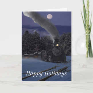 Cartes Pour Fêtes Annuelles Machine à vapeur 481 la nuit de Noël