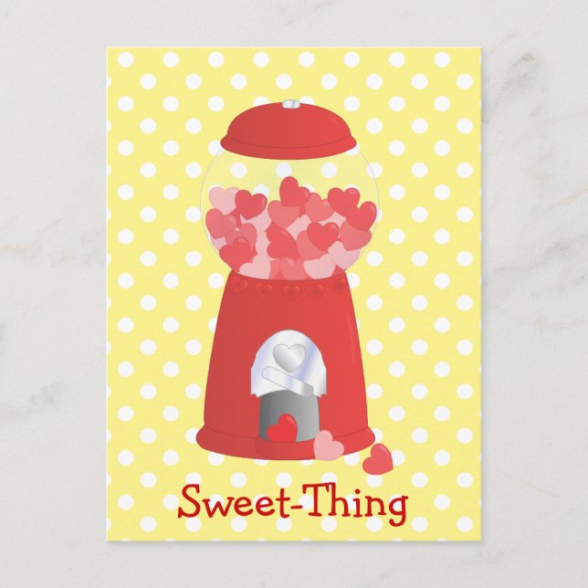 Cartes Pour Fêtes Annuelles Machine Valentine (Devant)