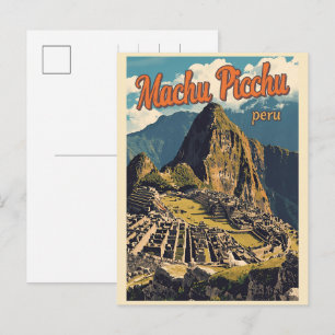 Cartes Pour Fêtes Annuelles Machu Picchu Pérou femme âgée locale cadeaux