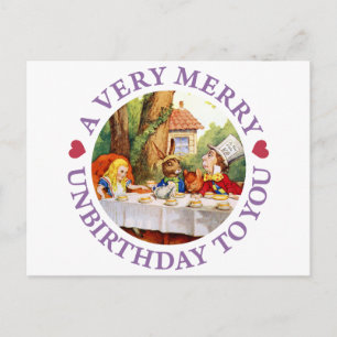 Cartes Pour Fêtes Annuelles Mad Hatter vous dit un très joyeux anniversaire!