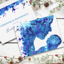 Madone et Enfant Belle aquarelle