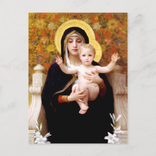 Cartes Pour Fêtes Annuelles Madonna and Child Christmas