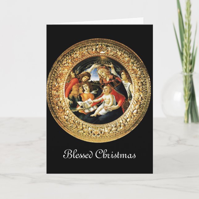 Cartes Pour Fêtes Annuelles Madonna du Magnificat (Devant)