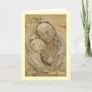 Cartes Pour Fêtes Annuelles Madonna et enfant