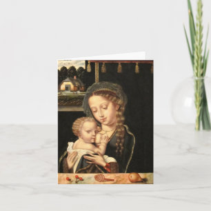 Cartes Pour Fêtes Annuelles Madonna et la garde d'enfants