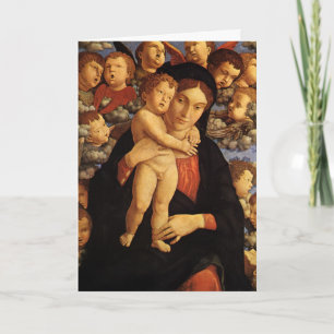 Cartes Pour Fêtes Annuelles Madonna et l'enfant par Andrea Mantegna