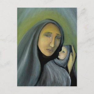 Cartes Pour Fêtes Annuelles Madonna et Noël religieux de Mary Jésus d'enfant