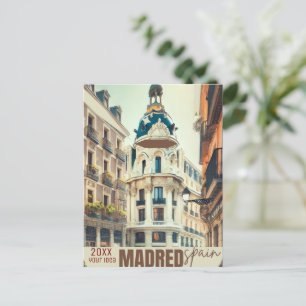 Cartes Pour Fêtes Annuelles Madrid Travel Wall Art, Espagne Travel Art, Madrid