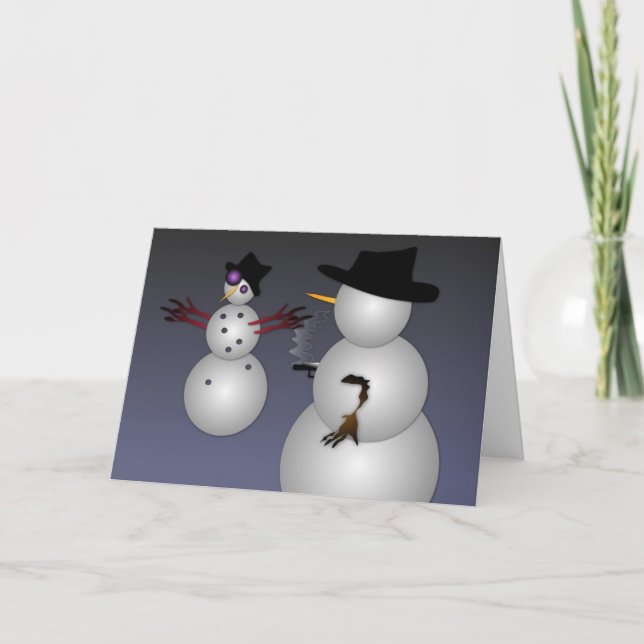 Cartes Pour Fêtes Annuelles Mafia des neiges (Devant)