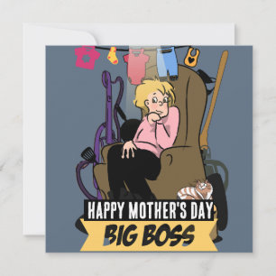 Cartes Pour Fêtes Annuelles Mafia Maman : Édition de la fête des Mères
