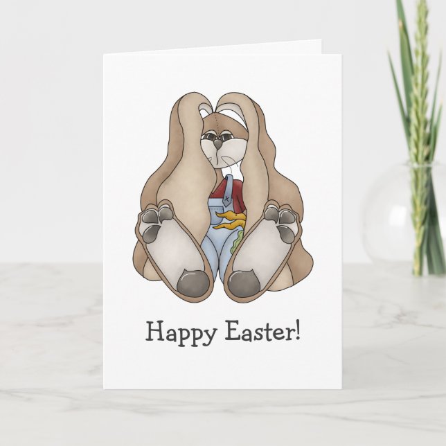 Cartes Pour Fêtes Annuelles Magasins de câlin ・ Garçon lapin (Devant)
