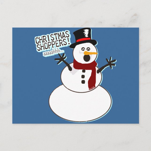 Cartes Pour Fêtes Annuelles Magasins de Noël ! (Devant)