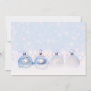Cartes Pour Fêtes Annuelles Magical Metallic Christmas Balls
