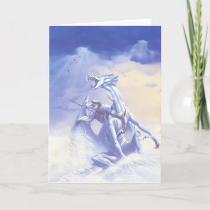 CARTES POUR FÊTES ANNUELLES MAGICIEN D'HIVER