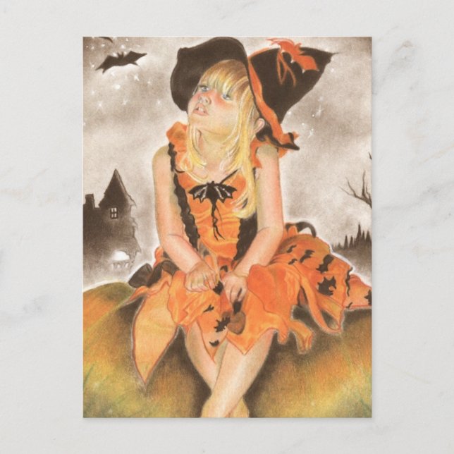 Cartes Pour Fêtes Annuelles Magie de Halloween (Devant)