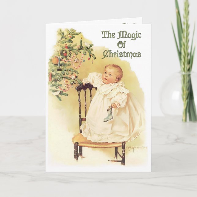 Cartes Pour Fêtes Annuelles Magie de Noël (Devant)