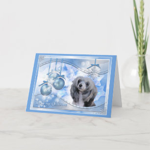Cartes Pour Fêtes Annuelles Magie du chinois de Noël Crested