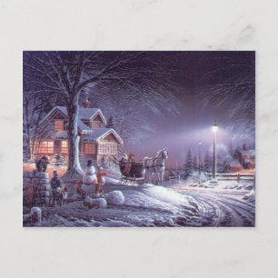 Cartes Pour Fêtes Annuelles Magie hivernale de Noël