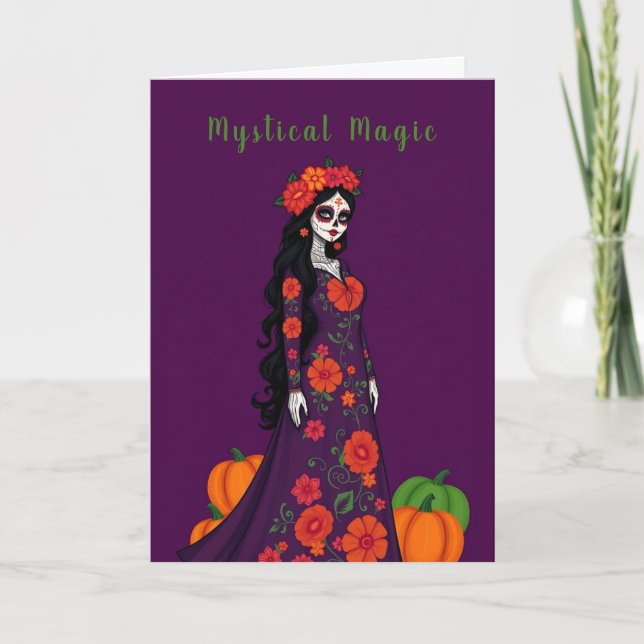Cartes Pour Fêtes Annuelles Magie mystique (Devant)