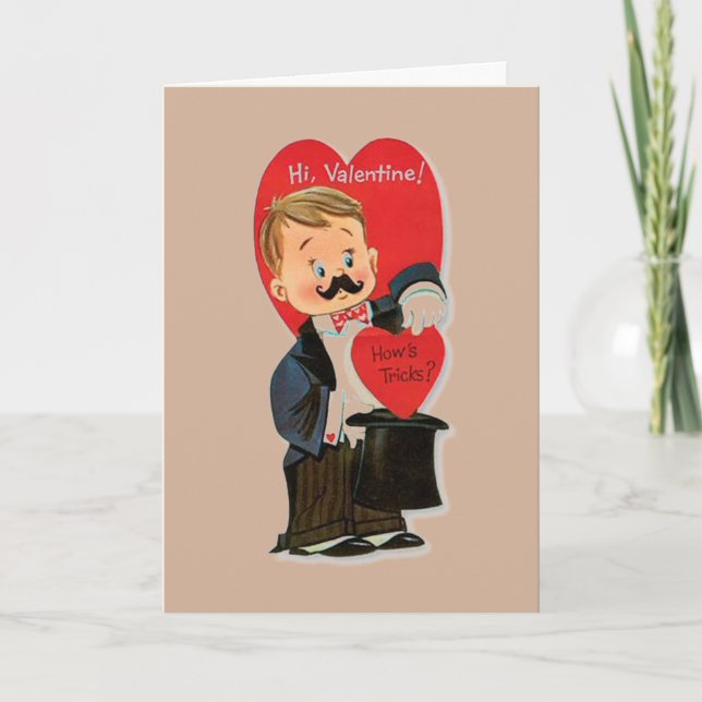 Cartes Pour Fêtes Annuelles Magie Saint Valentin (Devant)