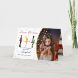 Cartes Pour Fêtes Annuelles Magique Noël Ballerina Nutcracker 5 Photo