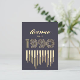 Cartes Pour Fêtes Annuelles Magnifique Depuis 1990 Cadeau Anniversaire