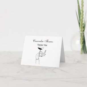Cartes Pour Fêtes Annuelles Main de femme Art déco tenant une coupe de champag