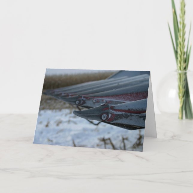 Cartes Pour Fêtes Annuelles Maïs congelé Tête combinée (Devant)