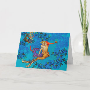 Cartes Pour Fêtes Annuelles MAIS QUE REGARDEZ-VOUS ? Sirène et Triton