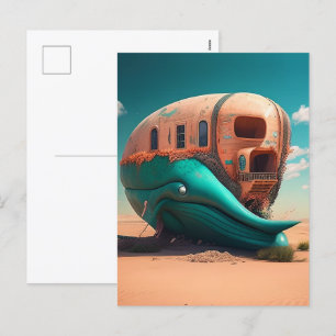 Cartes Pour Fêtes Annuelles Maison de la baleine du désert