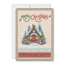 🎄Maison de neige cosy Noël rétro