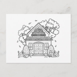 Cartes Pour Fêtes Annuelles Maison de septembre