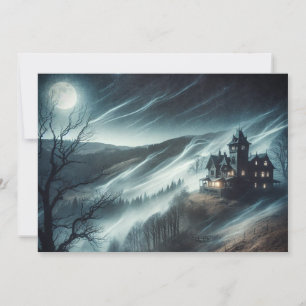 Cartes Pour Fêtes Annuelles Maison haunted