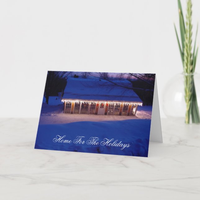Cartes Pour Fêtes Annuelles Maison pour les vacances (Devant)