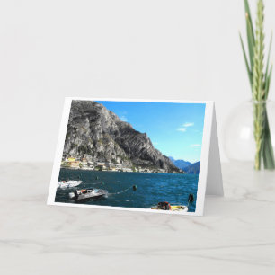 Cartes Pour Fêtes Annuelles Maisons de citronniers au bord du lac de Garde