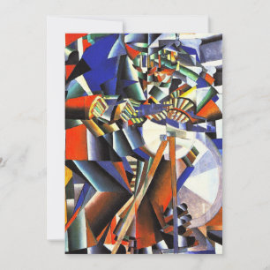 Cartes Pour Fêtes Annuelles Malevich Kazimir Le Knifegrinder