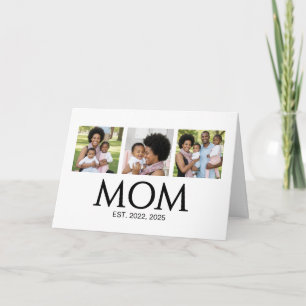 Cartes Pour Fêtes Annuelles Maman a fondé Casquettes Blanches 3 Photo Fête des