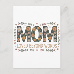 Cartes Pour Fêtes Annuelles Maman aimée au-delà des mots