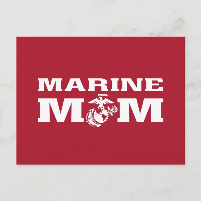 Cartes Pour Fêtes Annuelles Maman de marines (Devant)